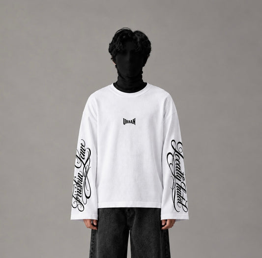 SIGNATURE WHITE WAFFLE TEE