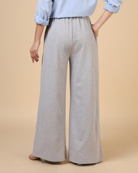 Typographic Placement Print Full Length Track  Pant