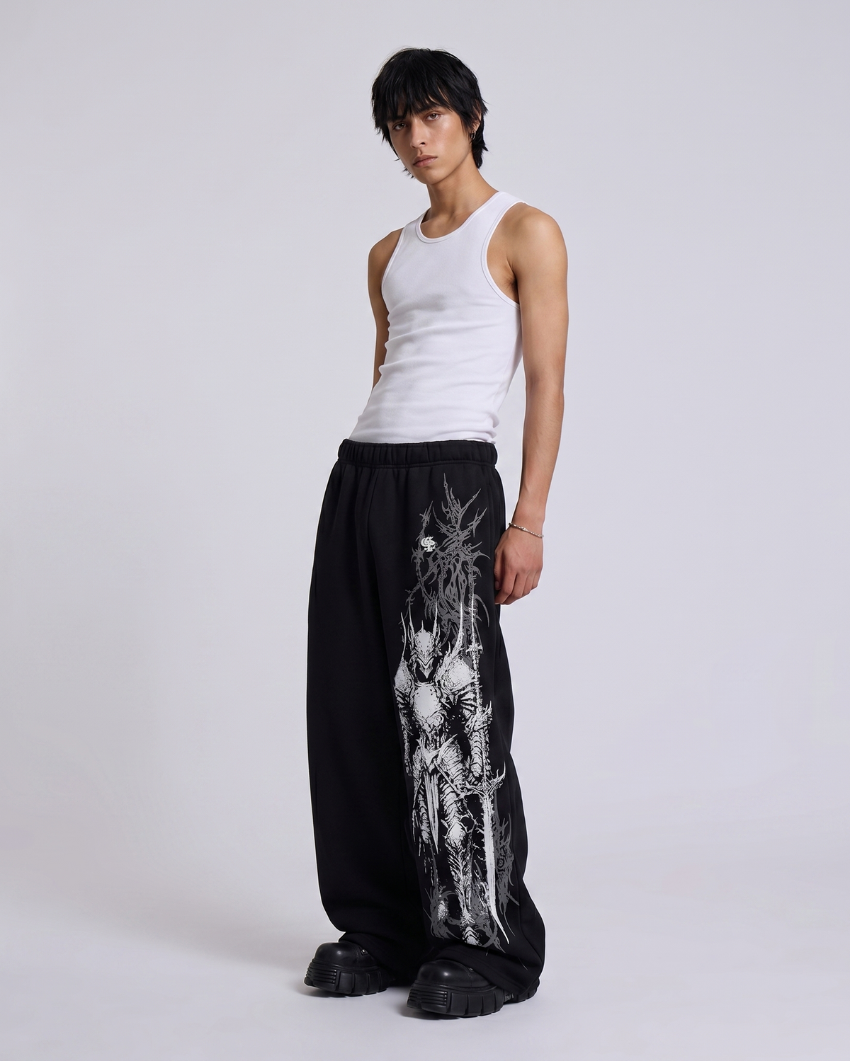 WITCH UNISEX STRAIGHT FIT BAGGY PANTS