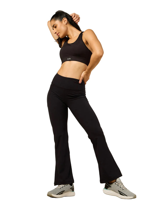 Women's COMFlex Black Performance Flare Pants