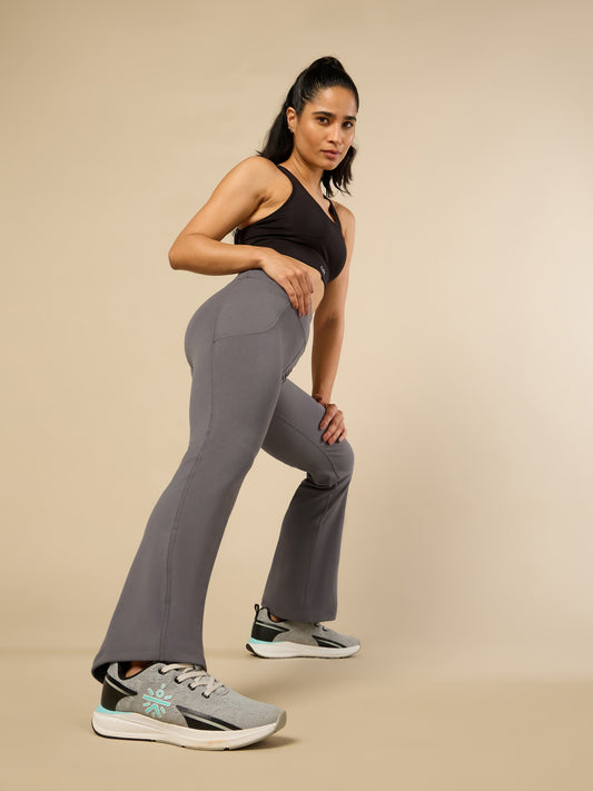 Women's COMFlex Grey Performance Flare Pants