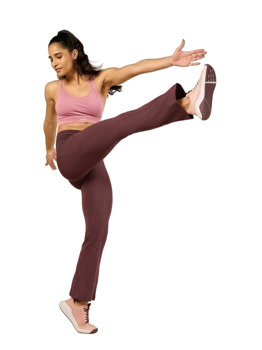 Women's COMFlex Dark Brown Performance Flare Pants