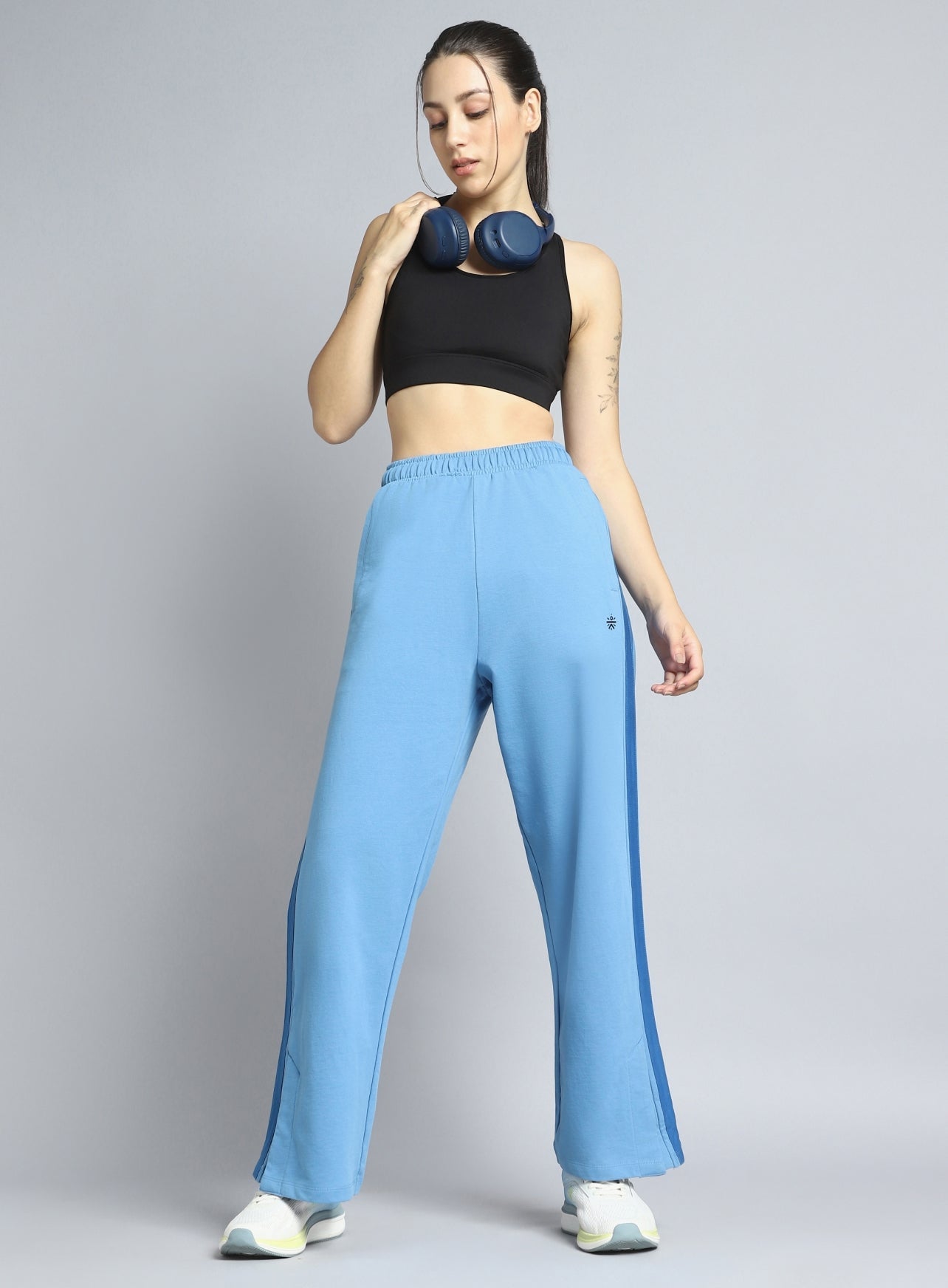 Women's Black Dance Flow Trackpants