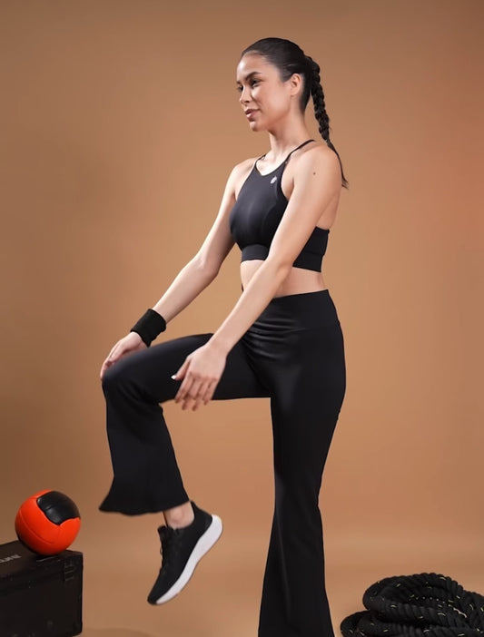 Women's COMFlex Black Performance Flare Pants